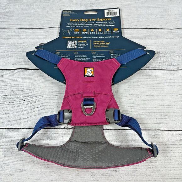 NEW Ruffwear Hi & Light Dog Harness Size Small 22-27" Pocket Alpenglow Pink - Picture 3 of 4